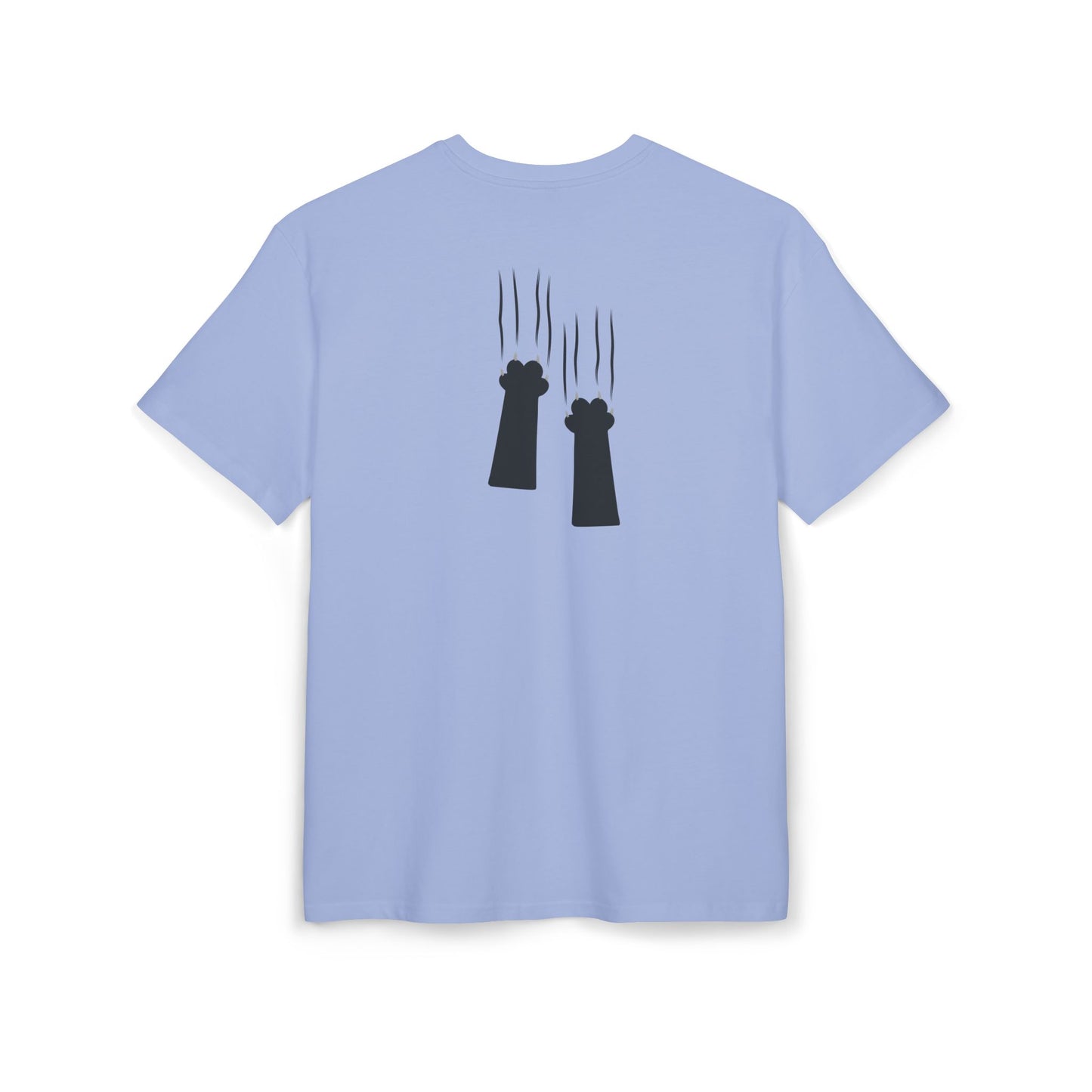 Cat nails in back unisex oversized tee