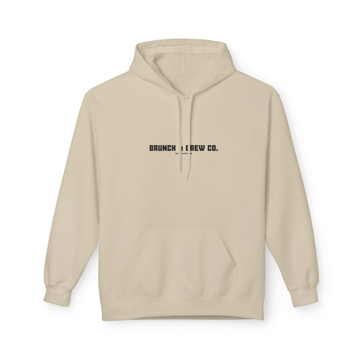 Brunch Brew Co. Hoodie — Minimal Bakery & Coffee Illustration Pullover