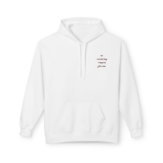 Wine Society Hoodie — 'Sip Don't Sip' Wine Glass Graphic Pullover