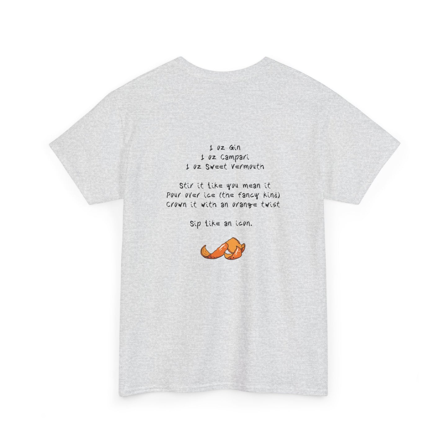 negroni recipe unisex tee