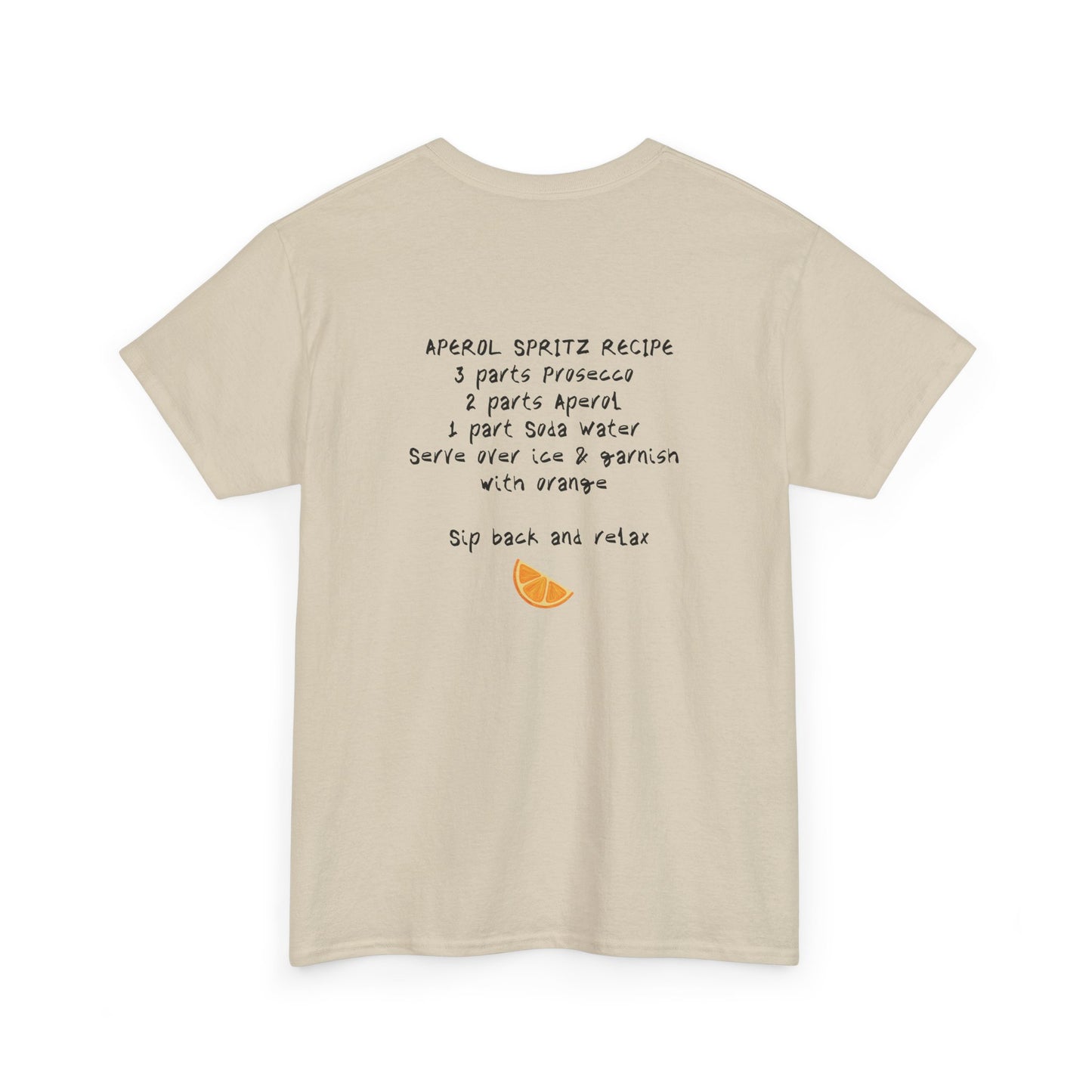 Aperol Spritz Recipe Tee unisex