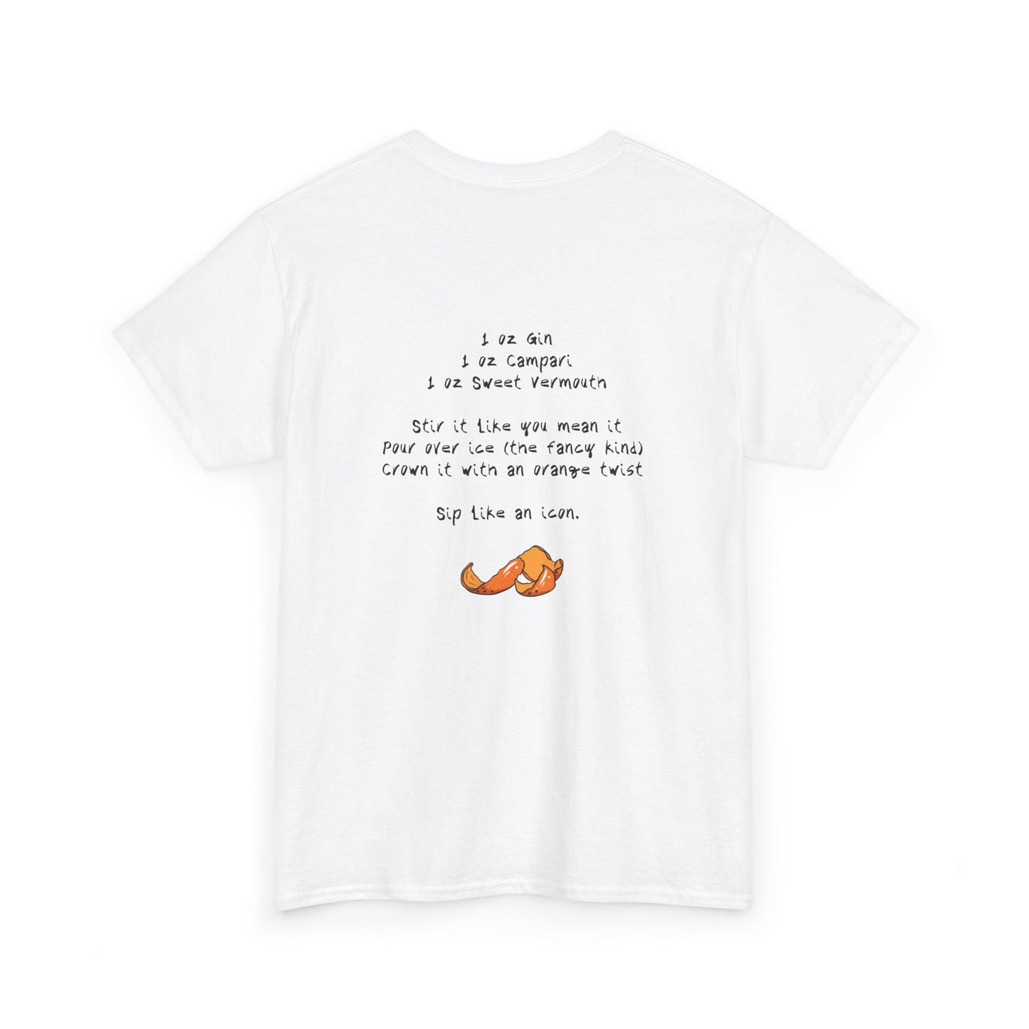 negroni recipe unisex tee
