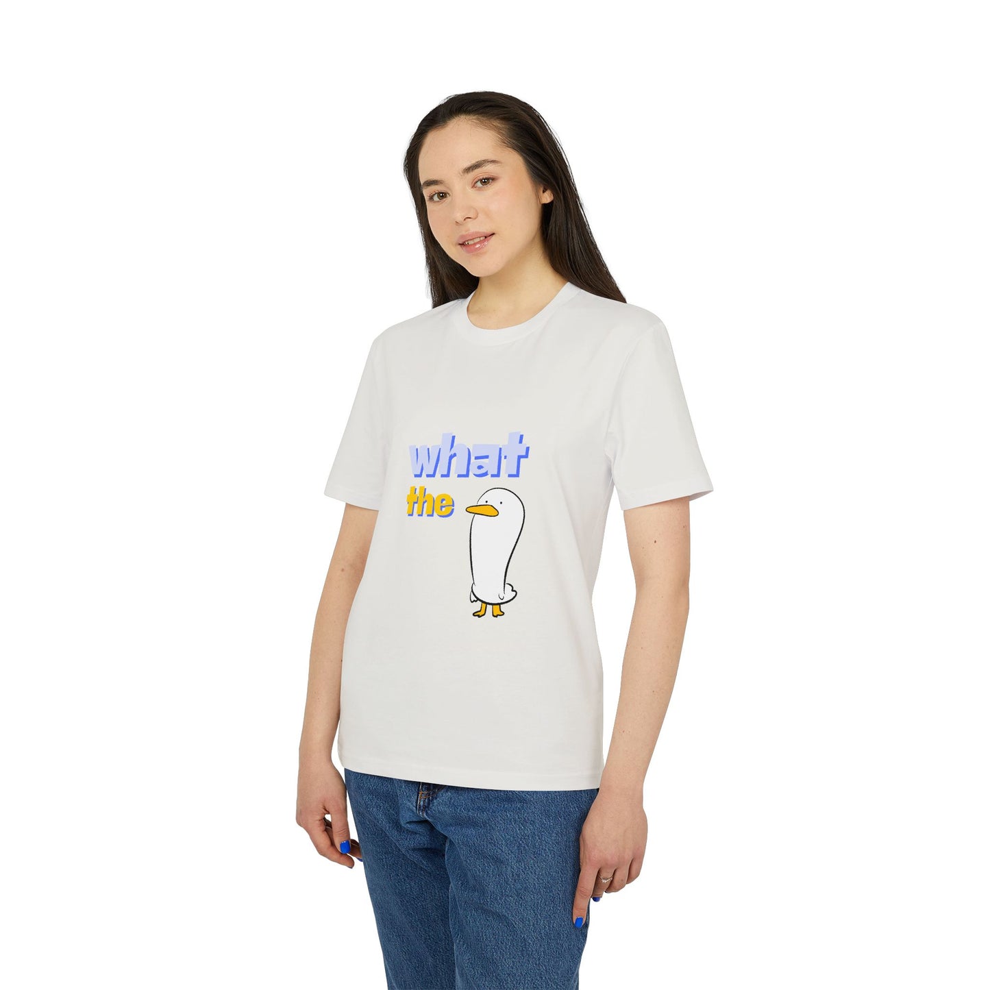 What The Duck T-Shirt — Funny Cartoon Goose Tee