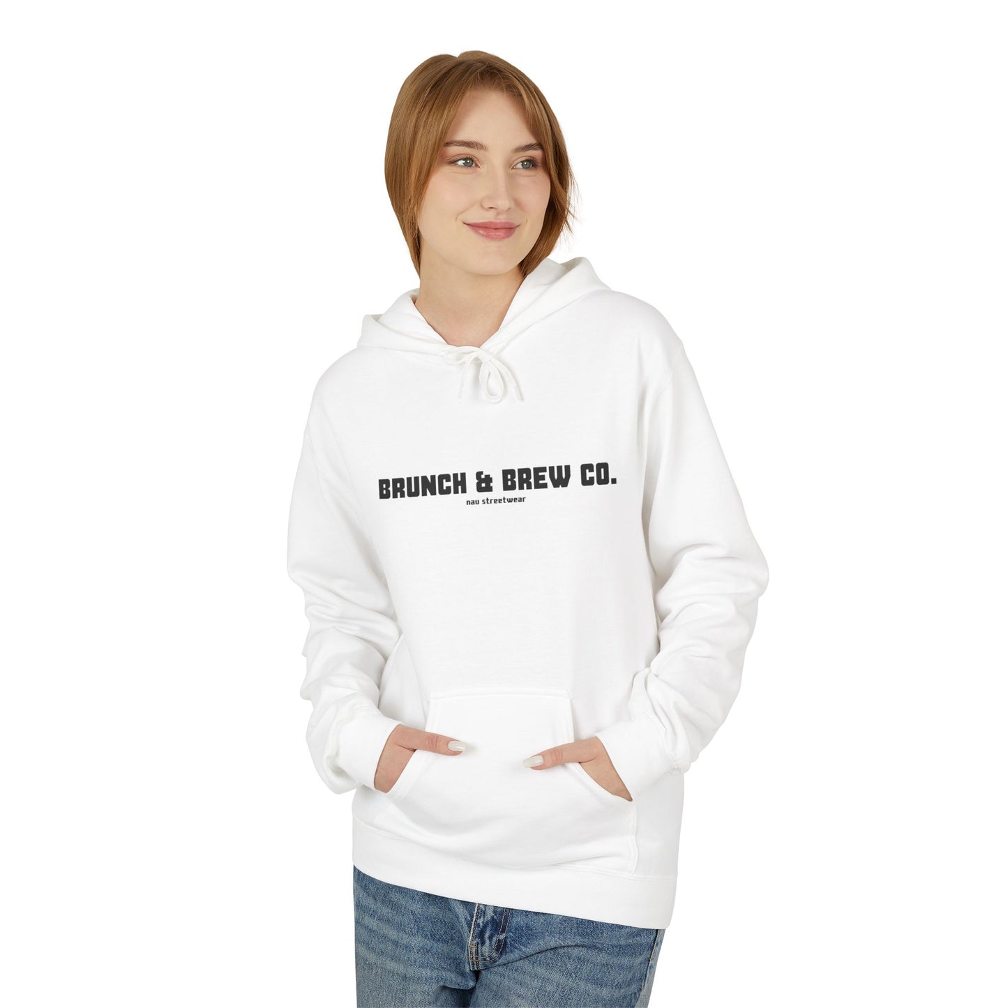 Brunch Brew Co. Hoodie — Minimal Bakery & Coffee Illustration Pullover
