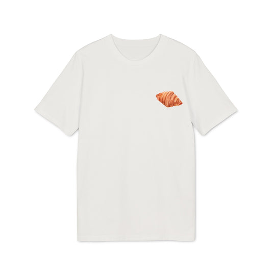 Croissant Pocket T‑Shirt — "The Choice of Your Day" Script Back Print