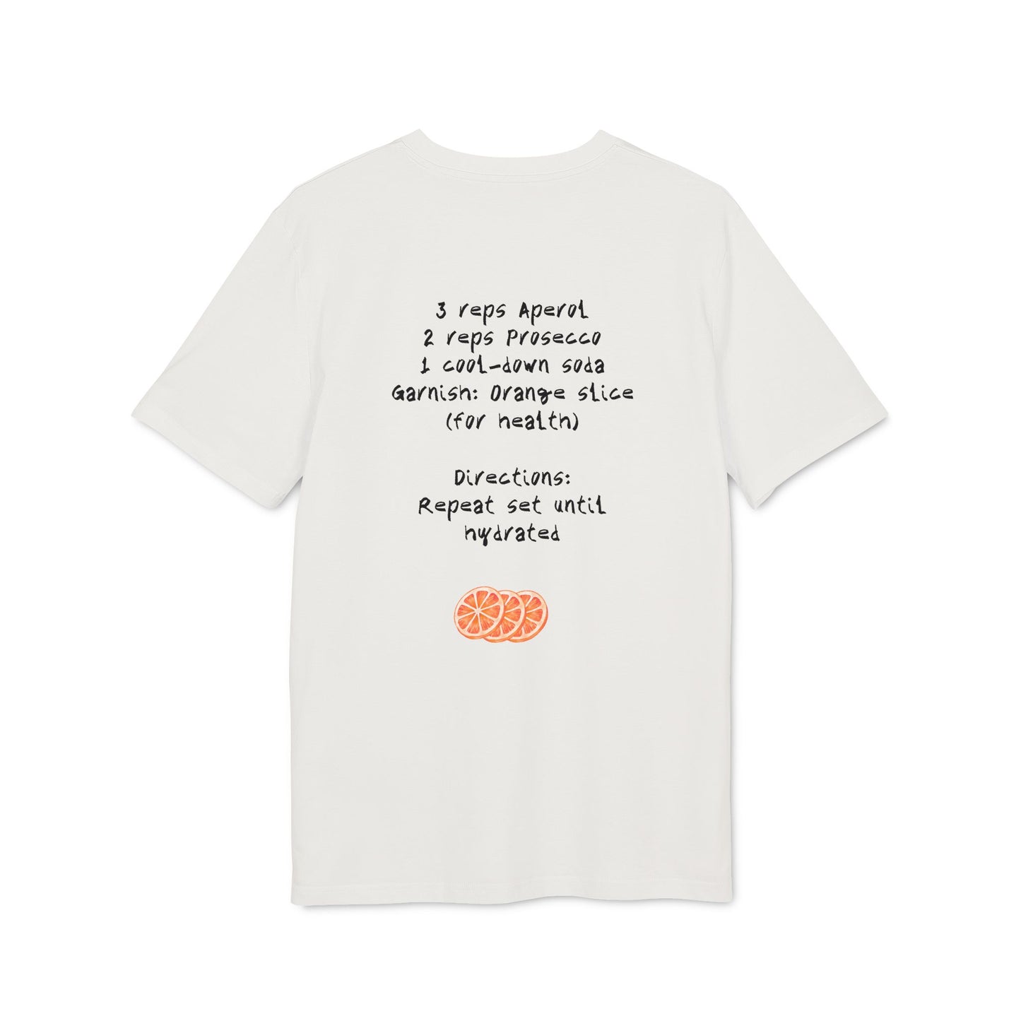 Aperol Recipe T-Shirt — Cocktail Graphic Tee with Aperol Spritz Design