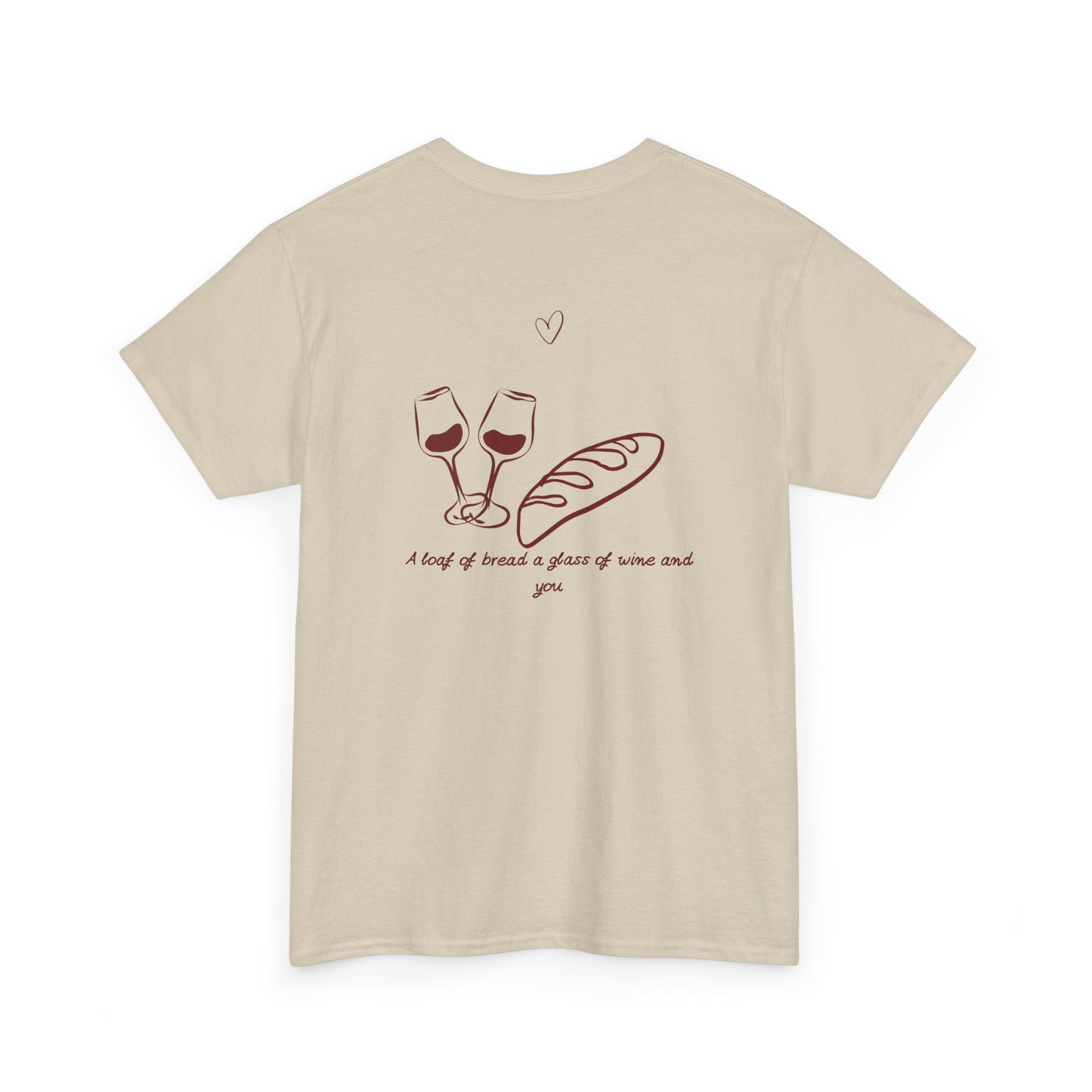 Bread and wine unisex t shirt