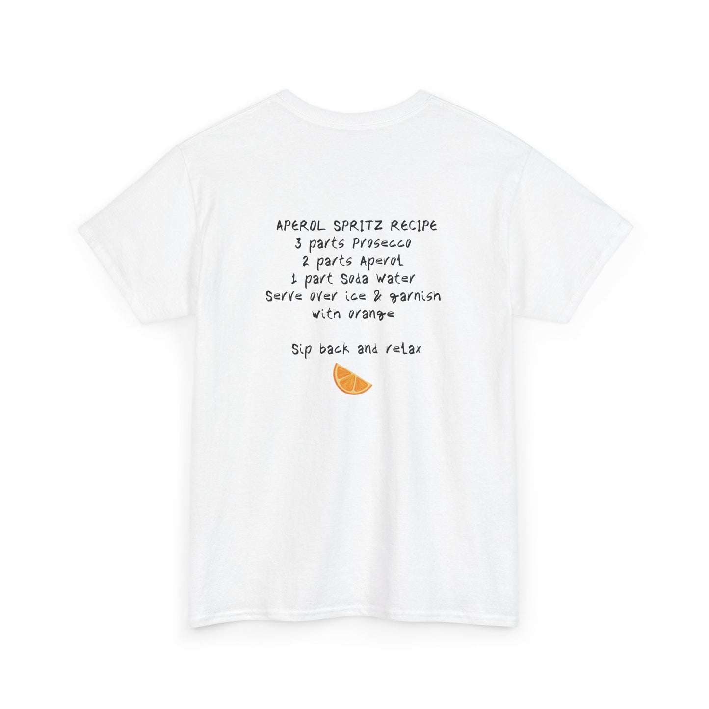 Aperol Spritz Recipe Tee unisex